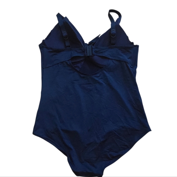 City Chic Rhodes Navy One-Piece Swimsuit | XL | NWT - Picture 4 of 10